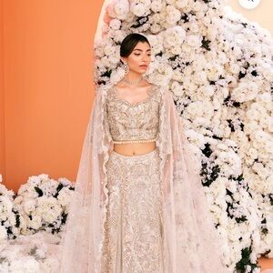 Elegant Embroidered Lehenga Set